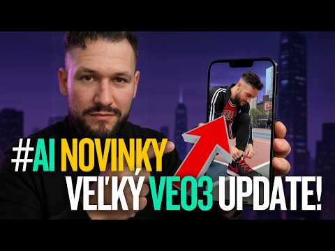 Cover: Horúce AI novinky týždňa 🔥🤖 Veo3 UPDATE 🔥ChatGPT, NoteebokLM a ďalšie!