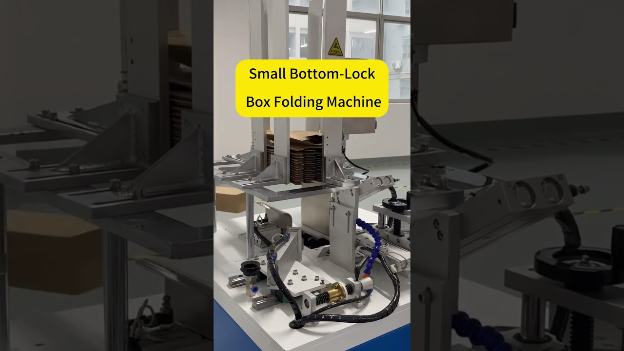 Small Bottom-Lock Box Folding Machine 