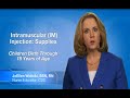 Intramuscular IM Injection Supplies Children Birth Through 18 Years Of Age Intramuscular IM Injection Supplies Children Birth Through 18 Years Of Age