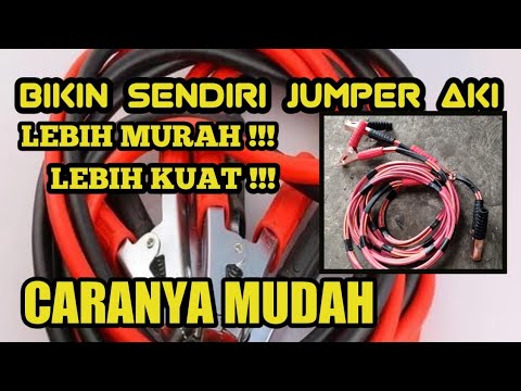 Jumper aki motor dari mobil...Anti Mainstream. 