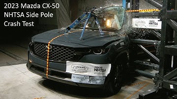 2023-2024 Mazda CX-50 NHTSA Side Pole Crash Test