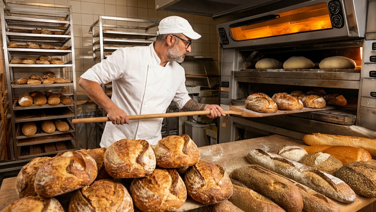 An Extraordinary Turkish Bakery! Making Sourdough All Day