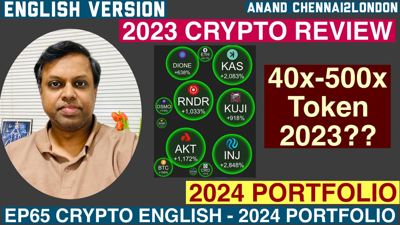 EP65 Crypto English | 2023 Review | 500x Returns | Top 10 tokens for 2024 |  Passive Income DEMO