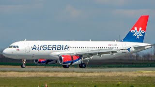 DELIVERY FLIGHT | Air Serbia Airbus A320-232 (YU-APS) FIRST Landing at Belgrade Airport