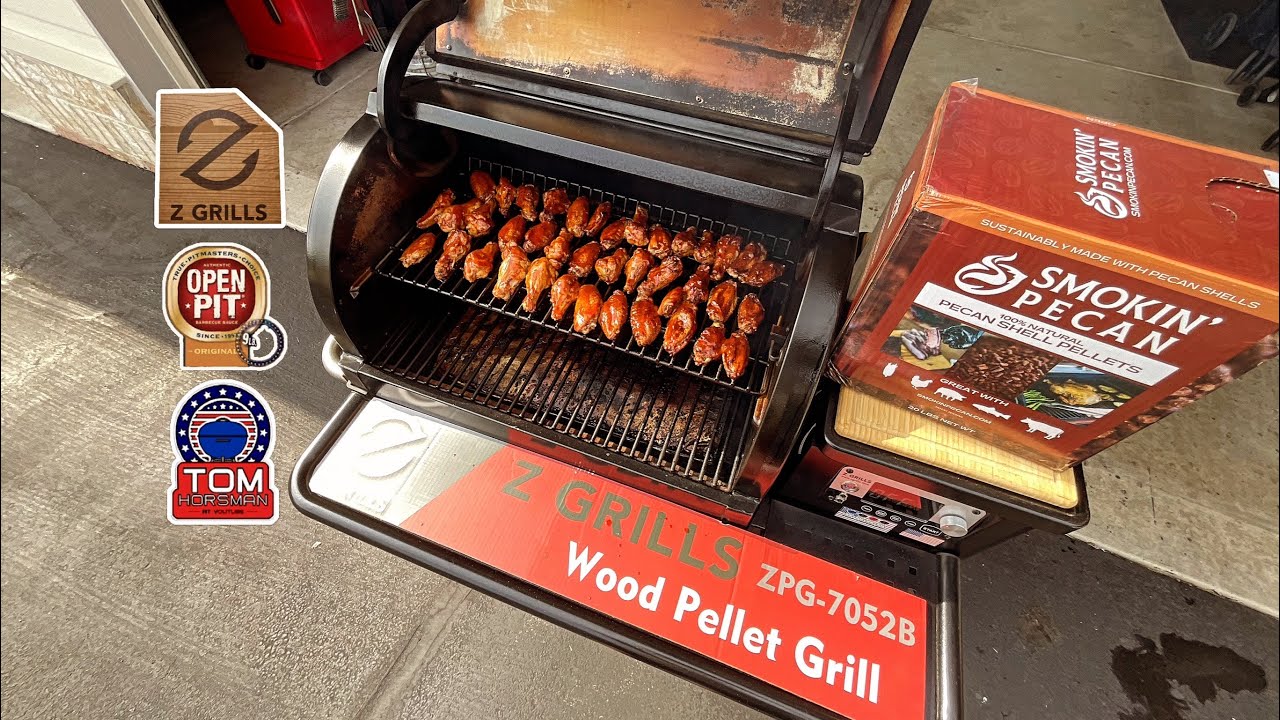 Hot and Fast Party Wings! / ZGrills ZPG7052B Wood Pellet