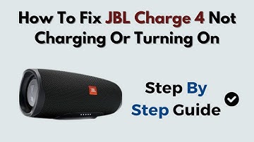 How to Fix JBL Charge 4 Not Charging or Turning On – Power Reset & Battery Troubleshooting