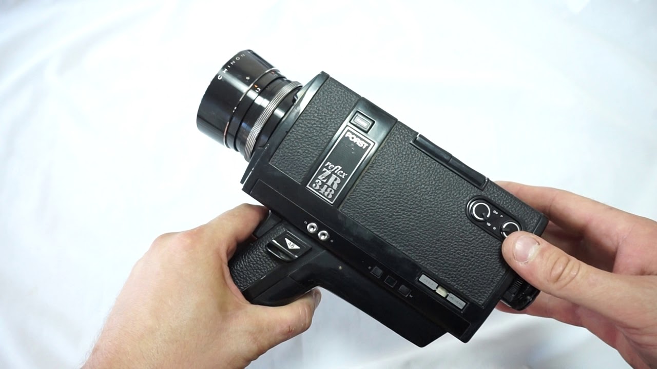 By Chinon 8mm film camera Porst ZR 348 Super 8 camera TESTED - YouTube
