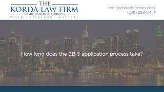 How long does the EB-5 application process take?