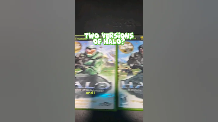 Are there two versions of the original  Halo!? #halo #xbox #Microsoft #goty #retro #question