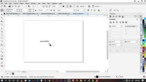 How to remove the blue hyperlink in coreldraw 2019.