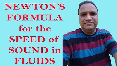 NEWTON FORMULA/LAPLACE CORRECTION|SPEED OF SOUND|CHAPTER 8|LEC 2|ENGR MUHAMMAD SALEEM KHAN|GLOBAL