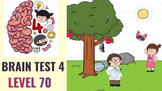 🧠 Brain Test 4 Level 70 | They must catch the butterfly | Walkthrough