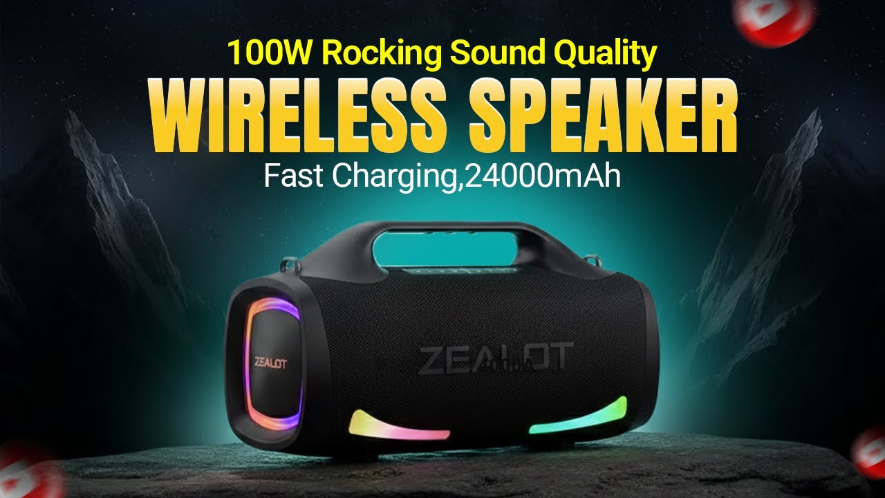 Zealot S79 100W Wireless speaker | Outdoor Portable Subwoofer