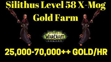 Transmog Farming in Silithus Level 58 Gold Farm Warcraft Legion