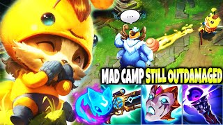 I picked Teemo, they MAD CAMP ME but still OUTDAMAGED THEM ALL 💀☢️ LoL Top Teemo s14 Gameplay