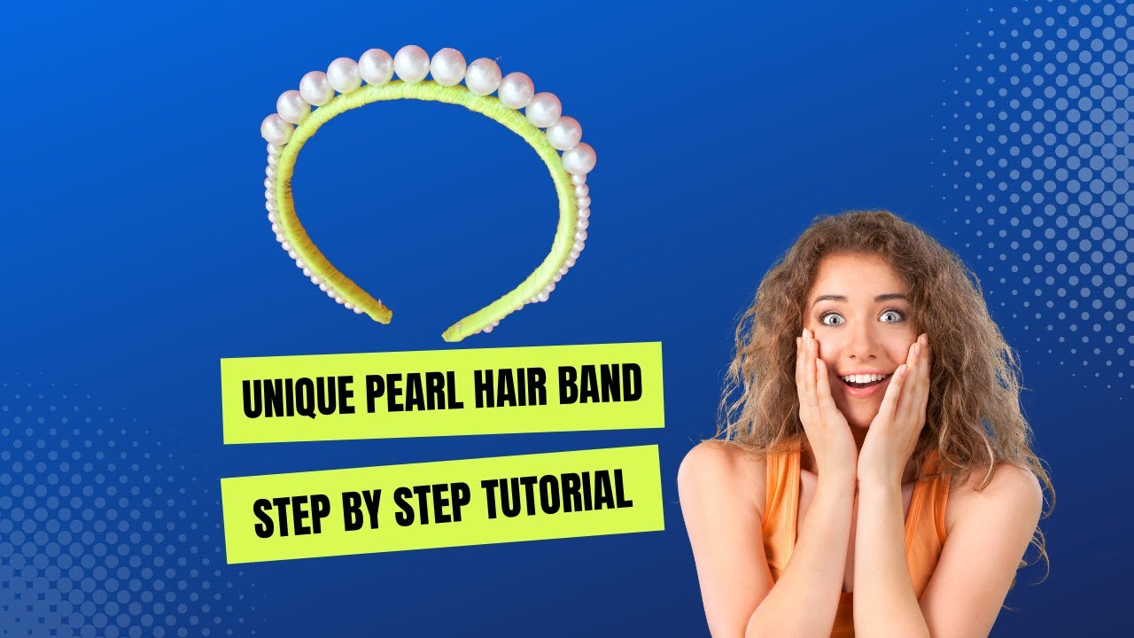 5. Pale Blue Pearl Hair Band - wide 5