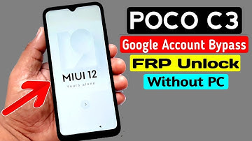 POCO C3 Google Account/FRP Bypass |Without PC