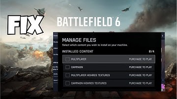 Herstel de Battlefield 6-fout 