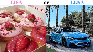 LISA OR LENA | Pink or Blue Edition