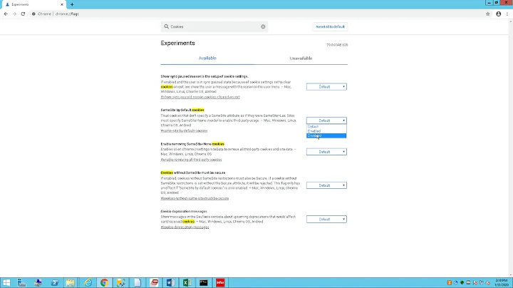 Chrome 80 Browser SameSite Workaround for Infor Lawson Applications