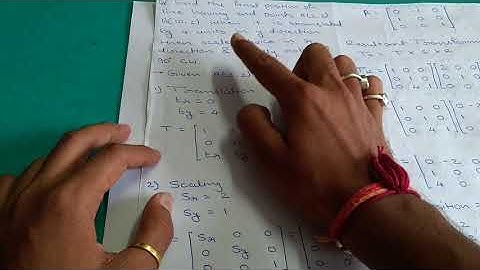 CAD-2 | 2D & 3D transformation | RTMNU Nagpur University