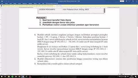 Cisco Packet Tracer‼ | UTS Praktikum Jaringan komputer Simulasi Jaringan