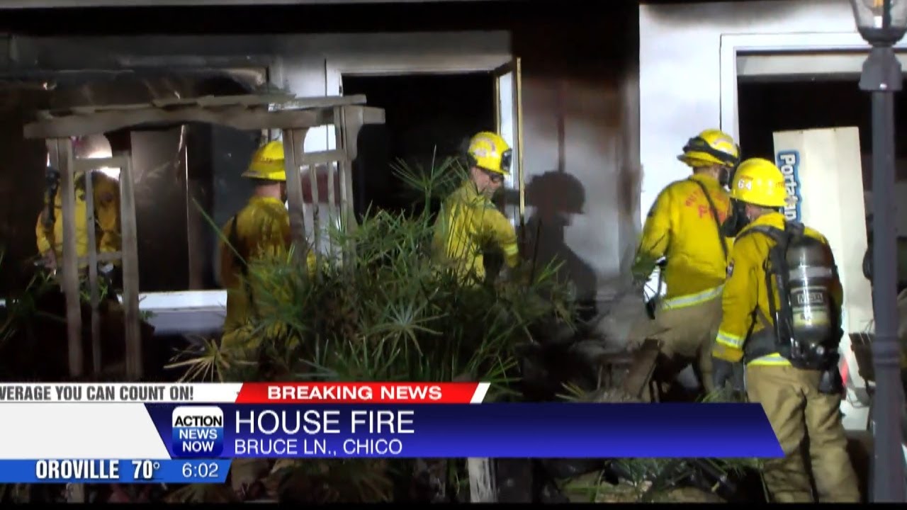Early-morning house fire in Chico - YouTube