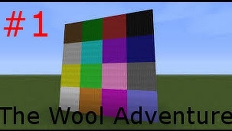 Minecraft(Xbox 360) The Wool Adventure/Parkour Map Part 1 So Far So Good