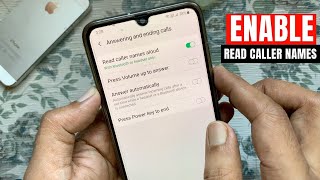 How to Enable Read Caller Names Aloud on your phone screenshot 4