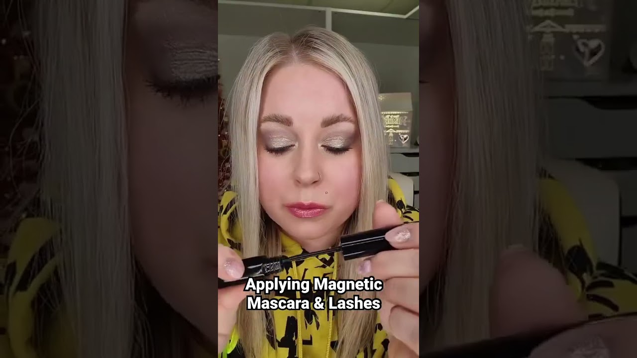 How to apply magnetic mascara and lashes!