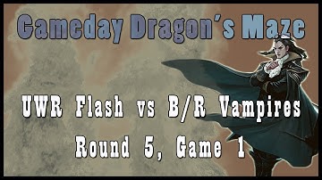 Magic gameday - UWR Flash vs B/R Vampires - Round 5, Game 1