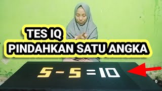 Pindahkan satu angka,supaya hasil menjadi benar.#bukan_sulap