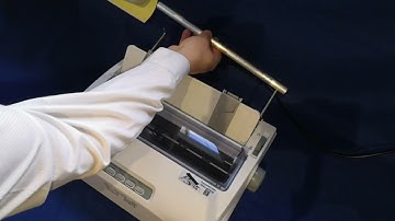 220217 DASCOM 1140 Paper roll exchange