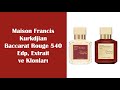 Maison Francis Kurkdjian Baccarat Rouge 540 Edp, Extrait ve Klonları