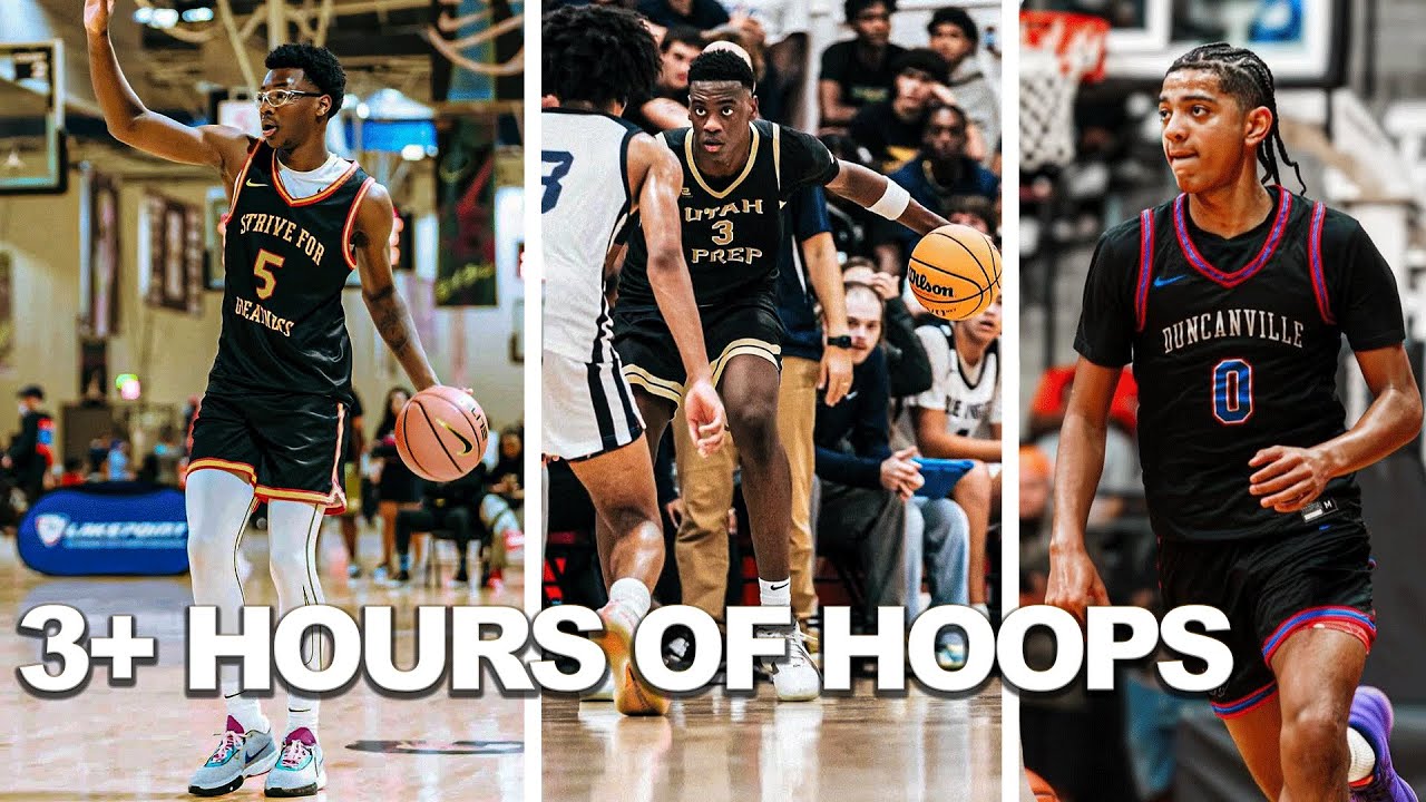 3 HOURS of the BEST Highschool Basektball games to fall asleep to