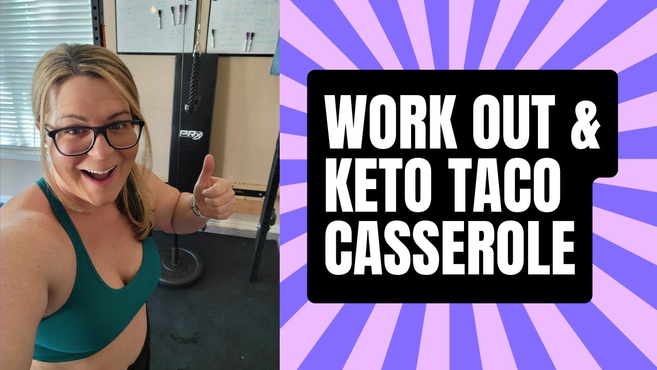 Easy Valentine's Day & Taco Tuesday Keto Dinner Recipe Plus Work Out With Me