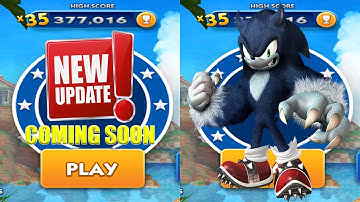 Sonic Dash - WEREHOG New Character Coming Soon Update - All Characters Unlocked Gameplay