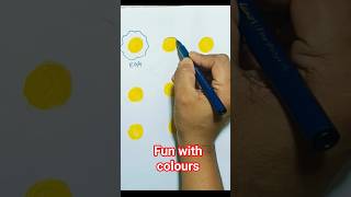 Fun with colours 🎨😂|| Art || viral || shorts