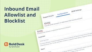 Inbound Email Allowlist and Blocklist