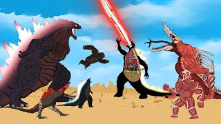 Rescue Godzilla vs Kong From Evolution of Attack On TITAN | Godzilla \& Kong Short Film Animation