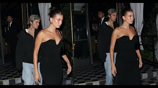 Justin Bieber and Hailey Bieber enjoy a night out at the Bird Streets Club in LA!!!