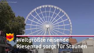 Wasen 2026: Das erste Highlight schaut schon auf die Stadt hinab