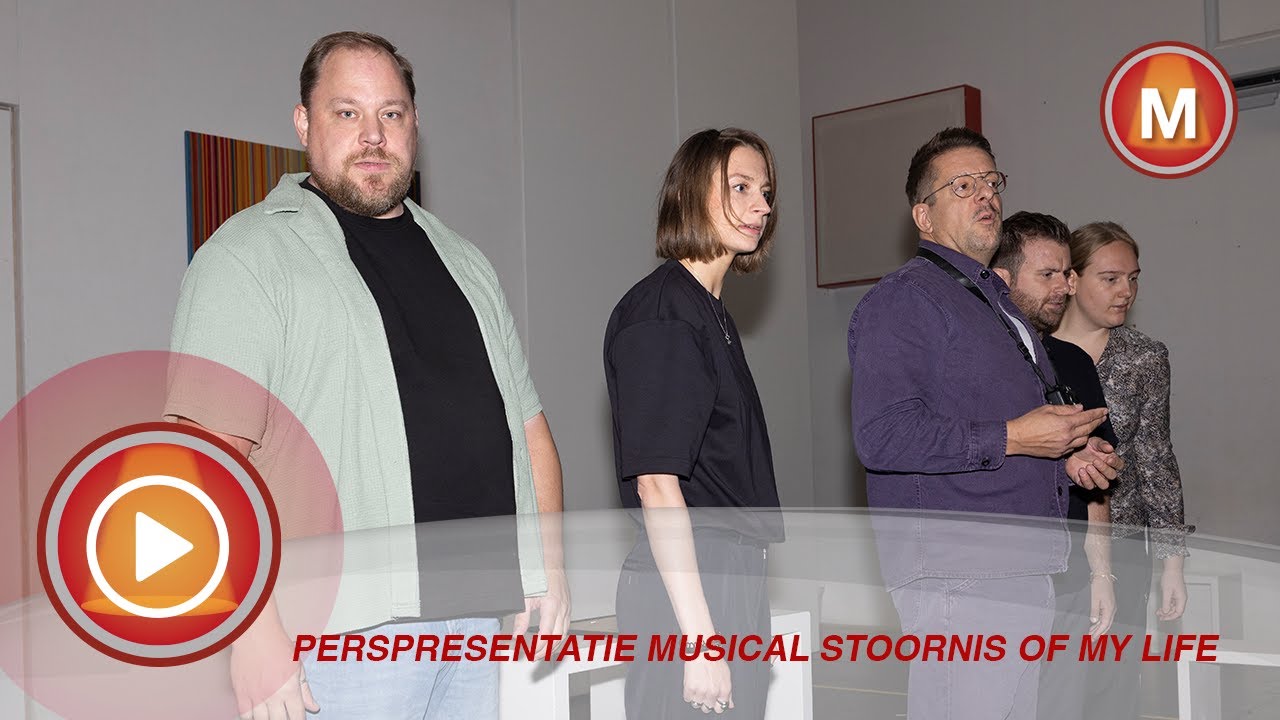 Videoreportage van de perspresentatie van musical Stoornis of my Life