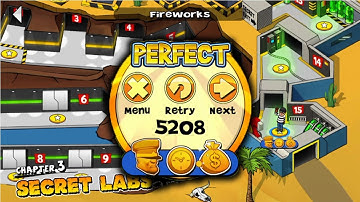 Robbery Bob Chapter 3 Secret Labs Level 1 To 15 Full Gameplay (3 Stars)