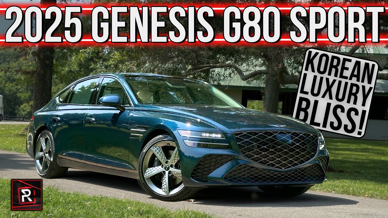 The 2025 Genesis G80 3.5T Sport Is A Distinctively Styled Korean Luxury Sport Sedan