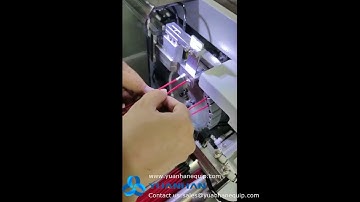 Terminal Cable Shrinkable Tubing Threading and Heat Shrinking Machine YH-TG210 - Yuanhan