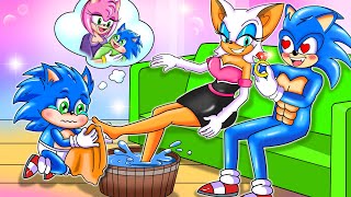 Daddy Falll in Love Rouge, Leave Poor Sonic Alone | Sonic The Hedgehog 2