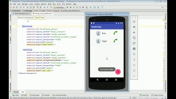 Android App Development Tutorial Step10 (Phone call, ImageView, TextView)