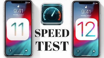 IOS 11 VS IOS 12 SPEEDTEST - HOW FAST IS IOS12?