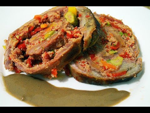 lomo de res relleno receta decembrina youtube